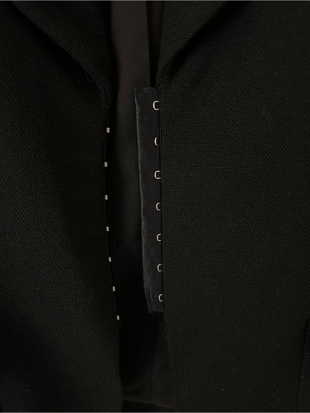 Vintage Marc Jacobs Black 100% Wool Blazer Jacket Owl Belt 6 Early 2000s Y2K - Picture 4 of 15